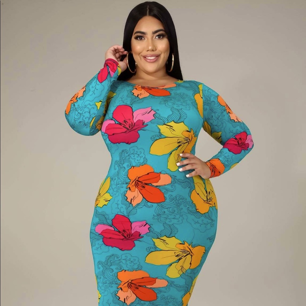New Midi Body-con Dress